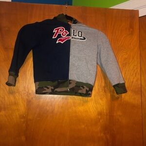 𝅺Ralph Lauren polo camo hoodie jacket hoody size 3T toddler kid